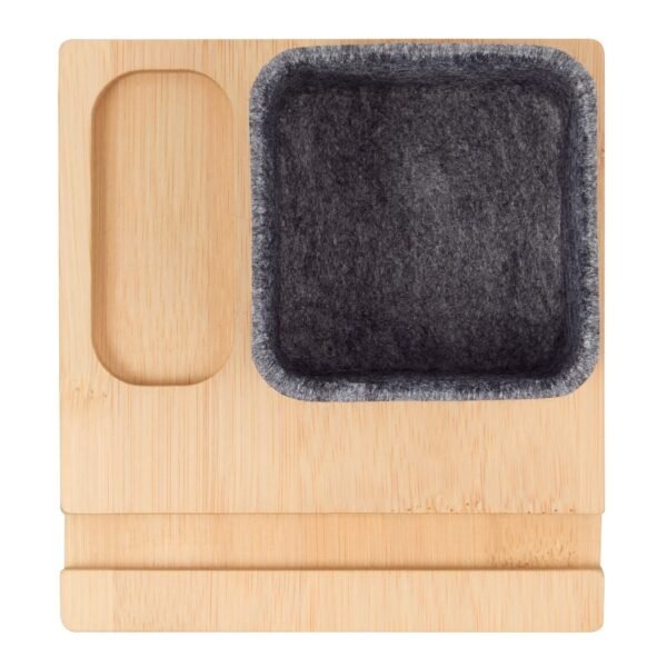 Recycled Felt & Bamboo Pen Holder - Image 5