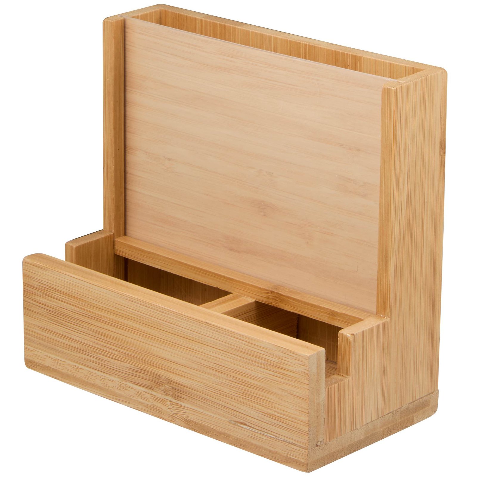 FSC® 100% Bamboo Photo Frame Desktop Organizer - Image 7