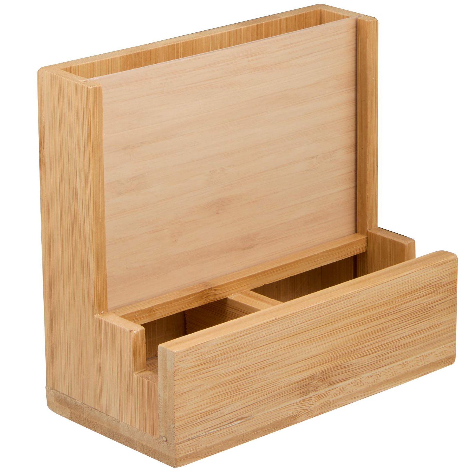 FSC® 100% Bamboo Photo Frame Desktop Organizer - Image 2