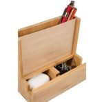 FSC® 100% Bamboo Photo Frame Desktop Organizer - Image 9