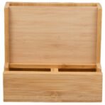 FSC® 100% Bamboo Photo Frame Desktop Organizer - Image 12