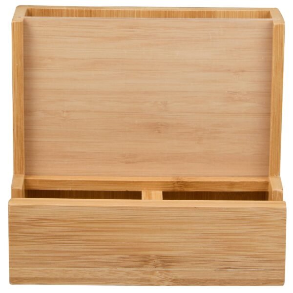FSC® 100% Bamboo Photo Frame Desktop Organizer - Image 10