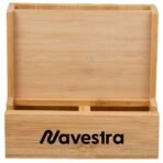 FSC® 100% Bamboo Photo Frame Desktop Organizer