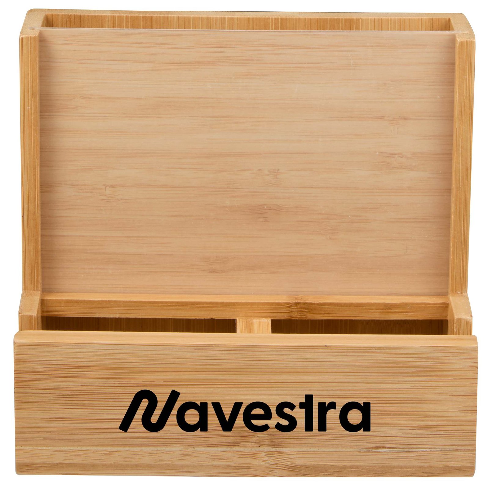 FSC® 100% Bamboo Photo Frame Desktop Organizer