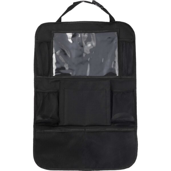 Recycled Back Seat Car Organizer with Tablet Pocket - Image 2
