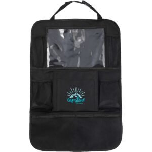 Recycled Back Seat Car Organizer with Tablet Pocket