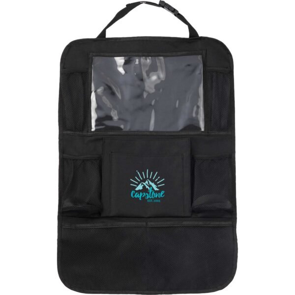 Recycled Back Seat Car Organizer with Tablet Pocket