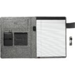 Reclaim RPET 5000 mAh Wireless Charging Writing Pad with FSC® Mix Paper - Image 3