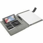 Reclaim RPET 5000 mAh Wireless Charging Writing Pad with FSC® Mix Paper - Image 5