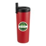 Thor Copper Insulated Tumbler 24oz Flip Straw Lid - Image 4