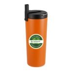 Thor Copper Insulated Tumbler 24oz Flip Straw Lid - Image 7