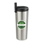 Thor Copper Insulated Tumbler 24oz Flip Straw Lid