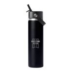 Hydro Flask® Wide Mouth 24oz Bottle with Flex Straw Cap - Image 2