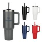 Pinnacle 40 oz Vacuum Insulated Eco-Friendly Travel Tumbler With Straw - Image 2