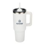 Pinnacle 40 oz Vacuum Insulated Eco-Friendly Travel Tumbler With Straw - Image 7