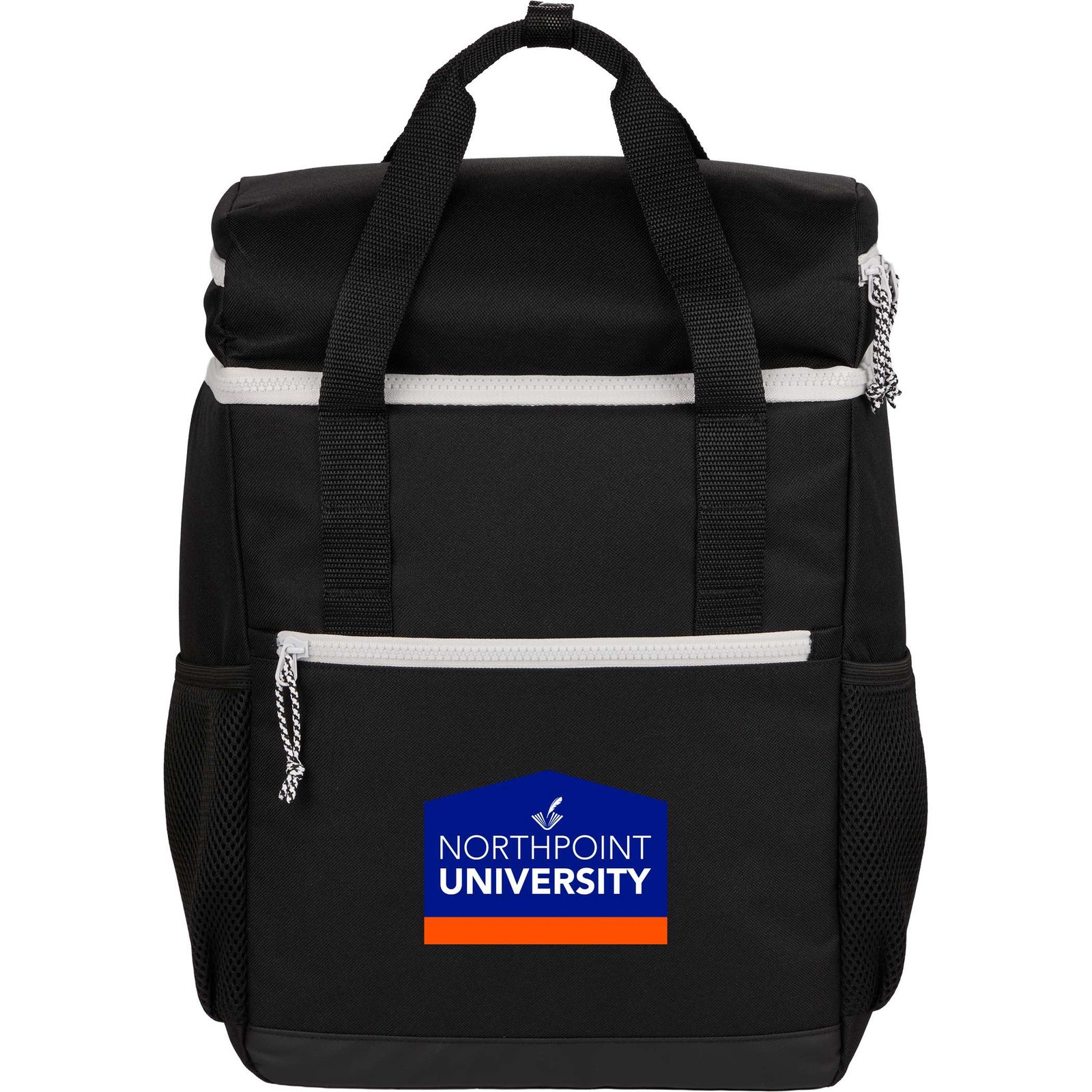 3750-96BK_D_FR Glacial Recycled 15L Backpack Cooler - Image 1