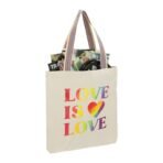 Rainbow Recycled 6oz Cotton Convention Tote - Image 3