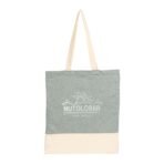 Split Recycled 5oz Cotton Twill Convention Tote - Image 2