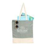 Split Recycled 5oz Cotton Twill Convention Tote