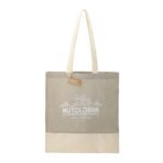 Split Recycled 5oz Cotton Twill Convention Tote - Image 5