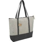 Repose 10oz Recycled Cotton Zippered Tote - Image 2