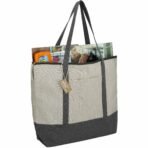 Repose 10oz Recycled Cotton Zippered Tote - Image 3