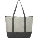 Repose 10oz Recycled Cotton Zippered Tote - Image 4