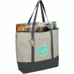 Repose 10oz Recycled Cotton Zippered Tote - Image 7