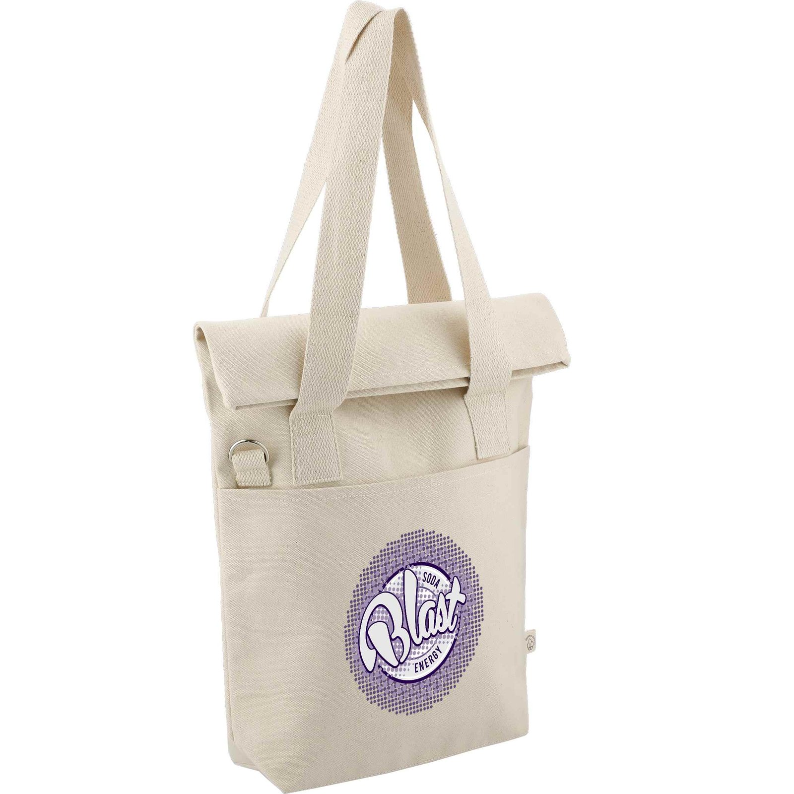 7901-21NT_D_AR-1 16 oz Organic Cotton Commuter Tote - Image 1