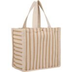 FEED Cotton and Jute Striped Tote - Image 3