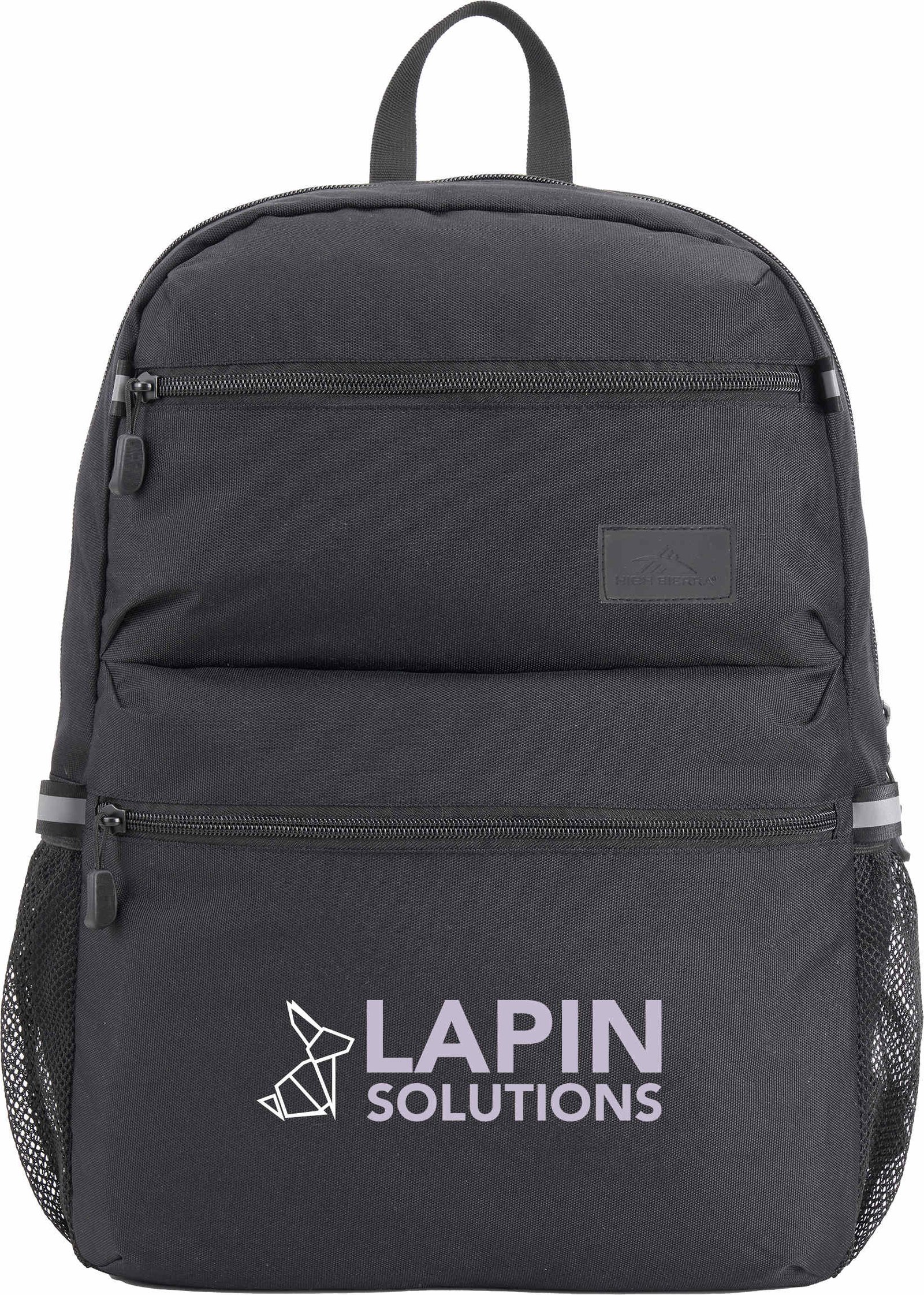 8053-40BK_D_FR High Sierra Recycled Inhibit 15" Laptop Backpack - Image 1