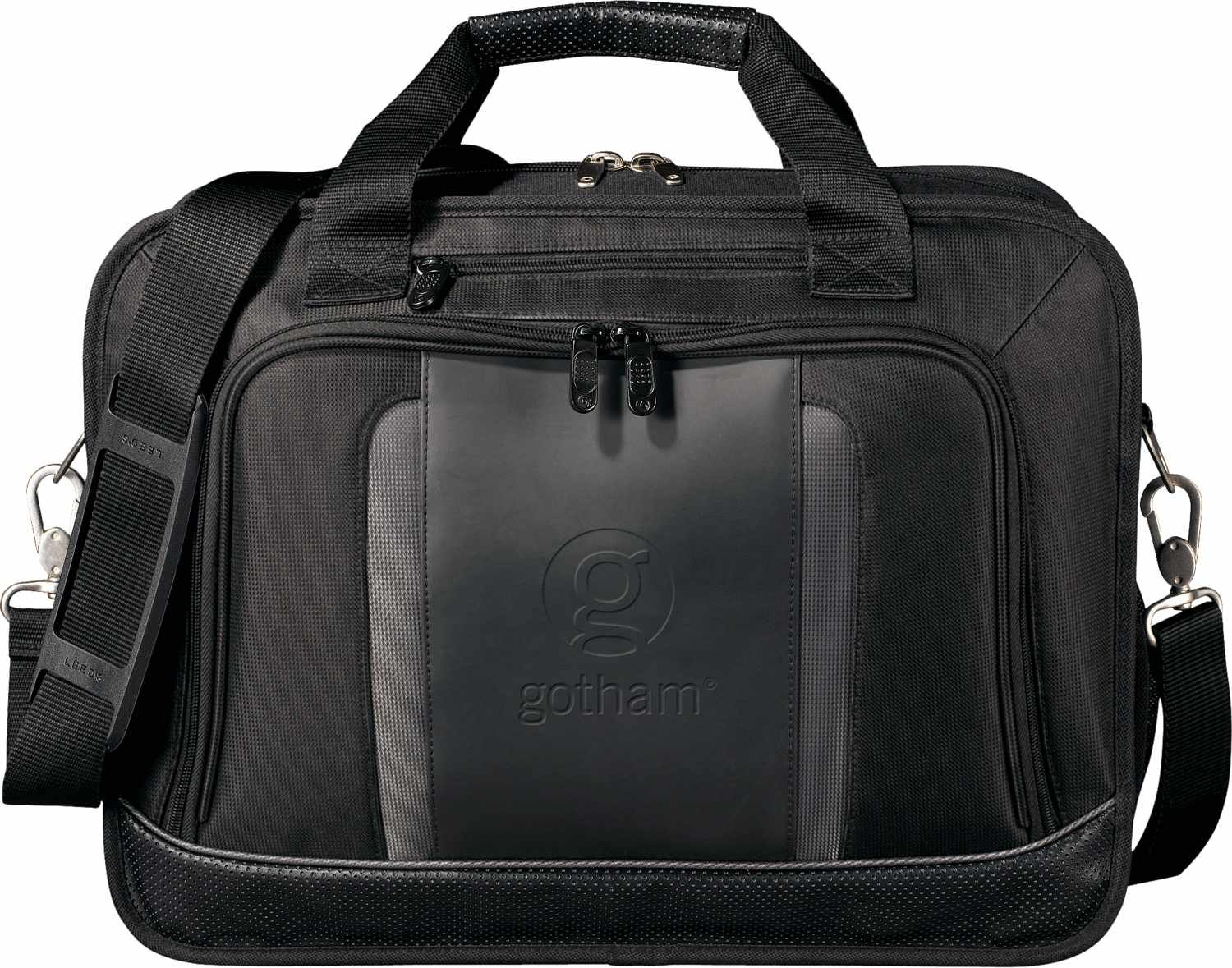 8250-06BK_D_FR_7839 Velocity 17" Computer Briefcase - Image 1