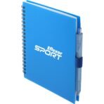 5.5” x 7” FSC® Recycled Spiral Notebook w/ RPET Pen - Image 6