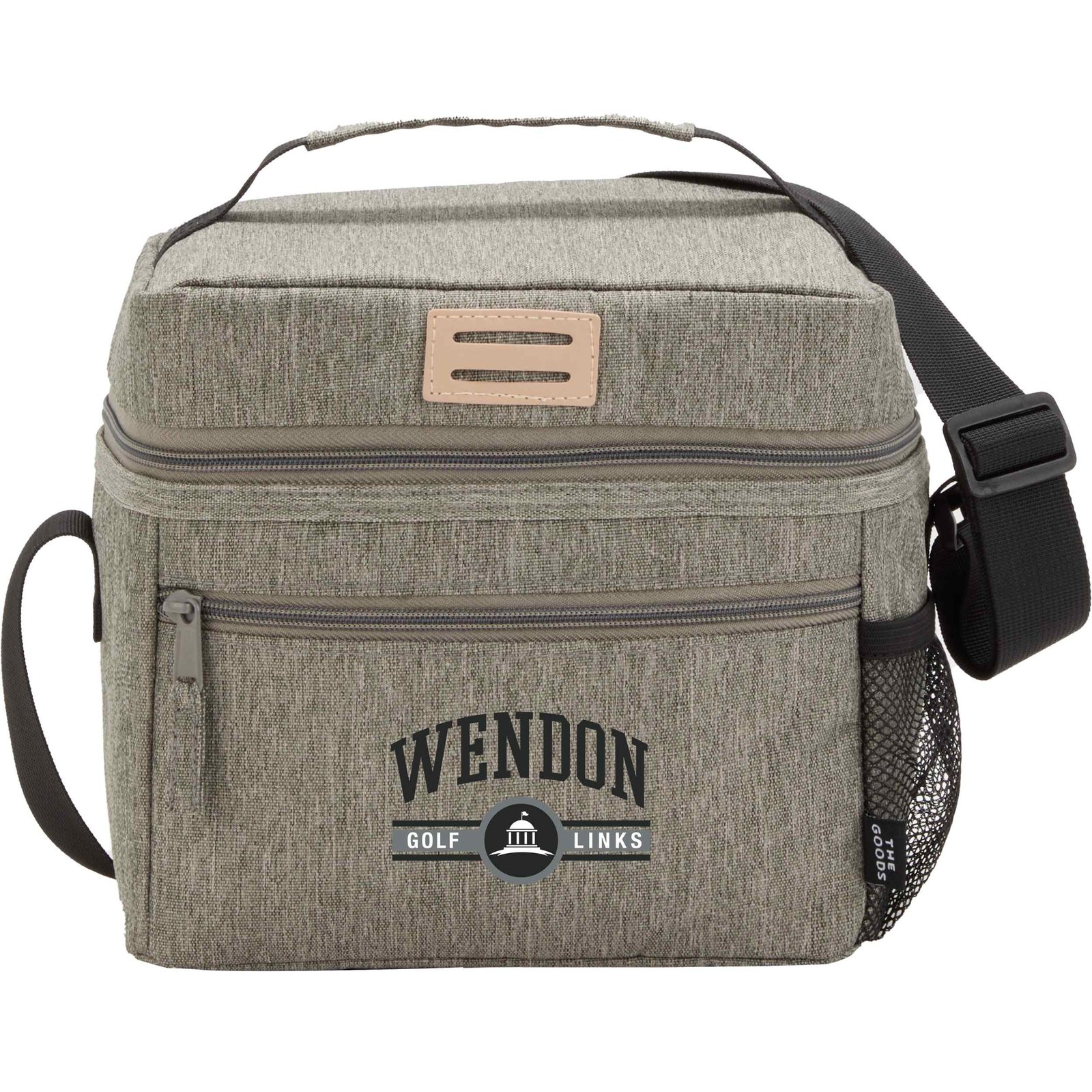 SM-5716GY_D_FR THE GOODS™ Recycled 9 Can Lunch Cooler - Image 1