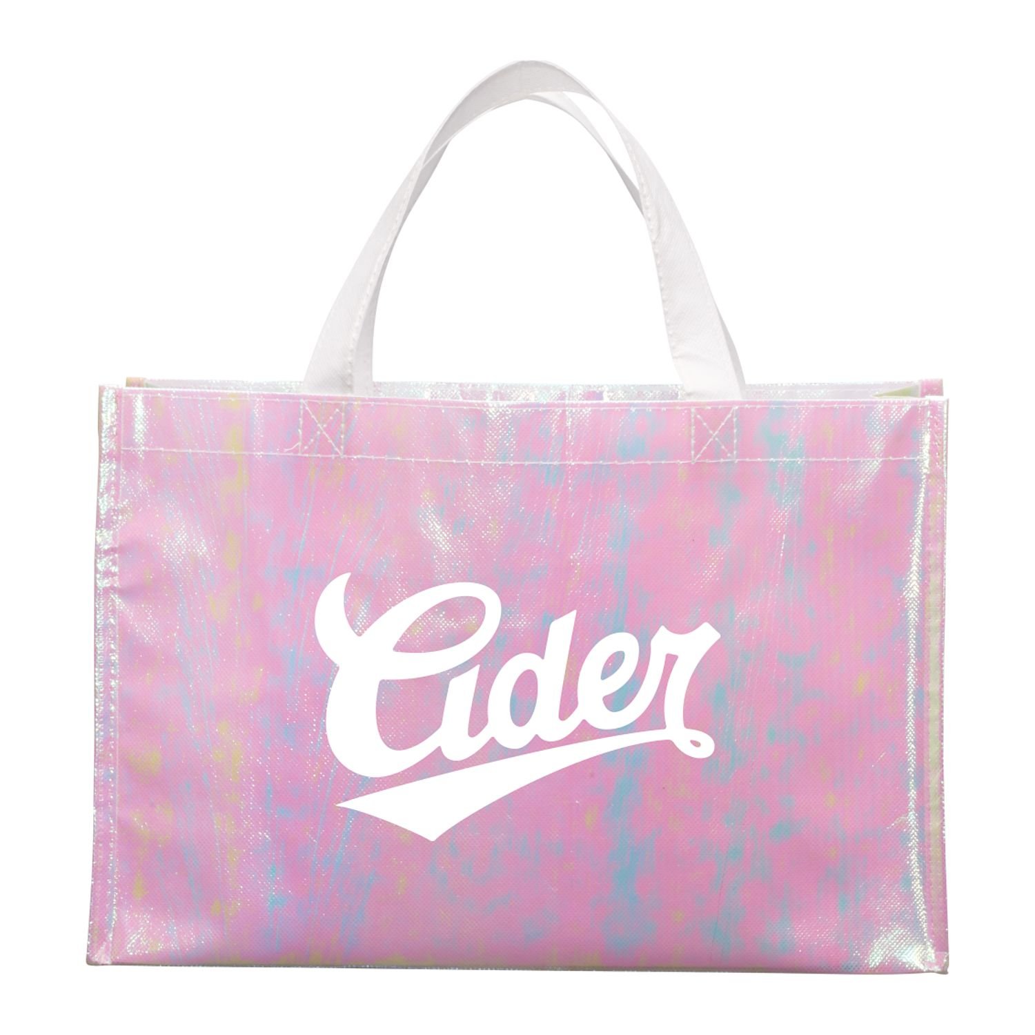 SM-5797-1 Iridescent Non-Woven Shopper Tote - Image 1
