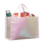 Iridescent Non-Woven Shopper Tote - Image 4