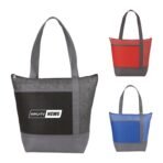 Chrome 9-Can Non-Woven Insulated Cooler Lunch Bag - Image 3