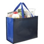 RPET Laminated Matte Shopper Tote - Image 3