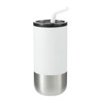 Lagom Insulated 16oz Stainless Steel Tumbler with Straw - Image 8