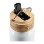 Billy 26oz Eco-Friendly Aluminum Bottle W/ FSC® 100% Bamboo Lid - Image 5