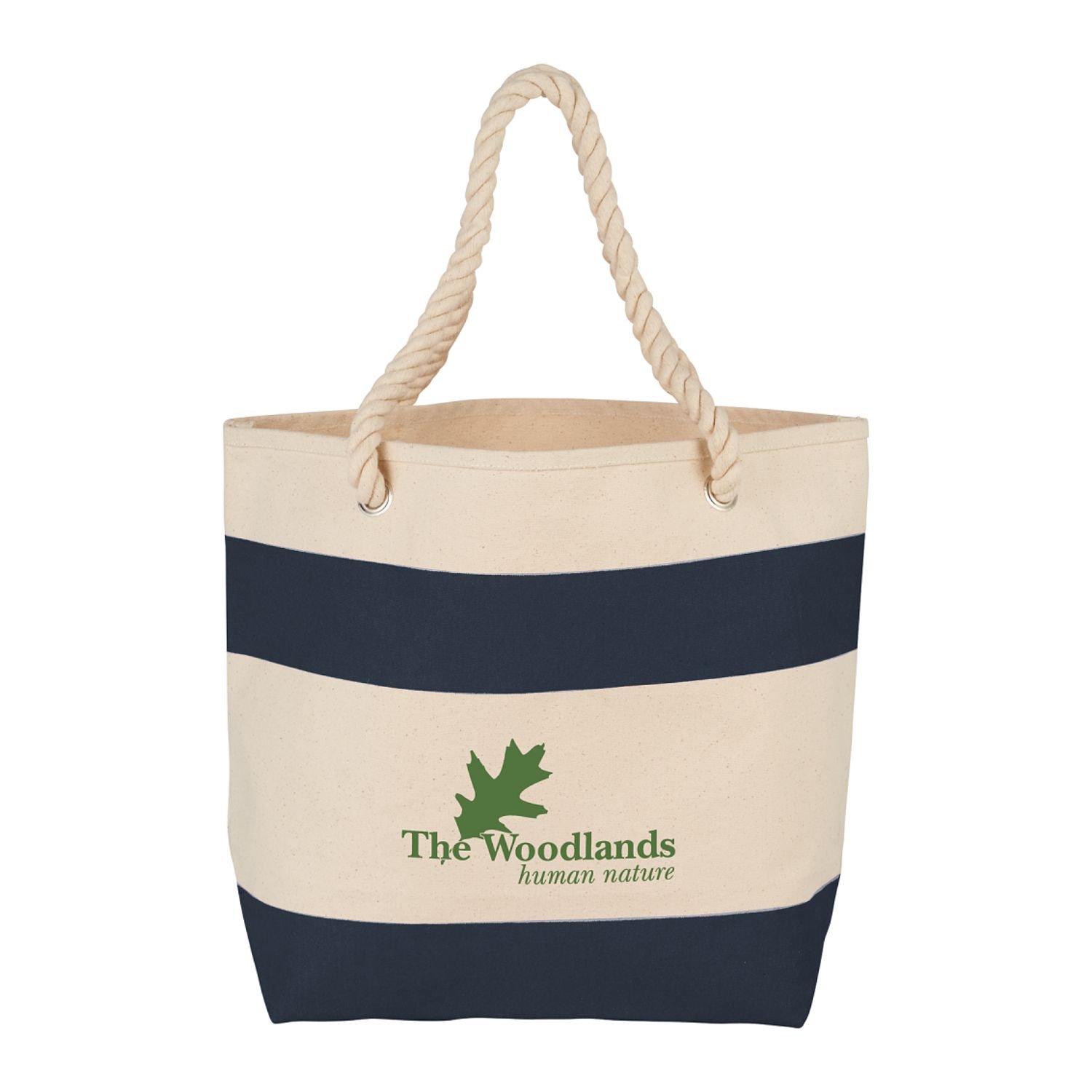 SM-7092-1 Rope Handle 16oz Cotton Canvas Tote - Image 1