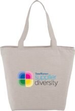 Maine 8oz Cotton Canvas Zippered Tote - Image 7