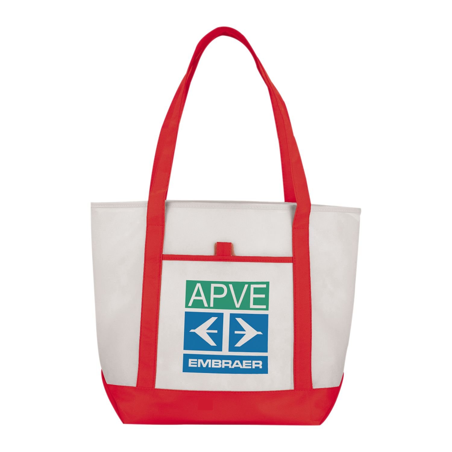 SM-7333-6 Lighthouse Non-Woven Tote - Image 1
