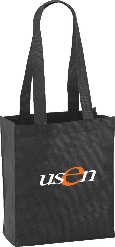 SM-7453BK_D__6983 Mini Elm Non-Woven Tote - Image 1