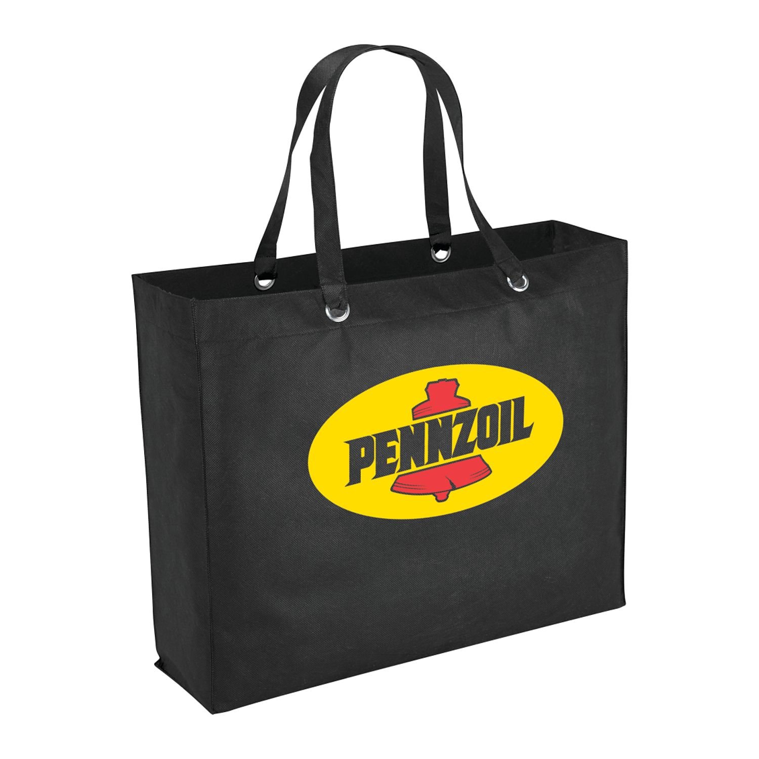 SM-7455-1 Oak Non-Woven Shopper Tote - Image 1