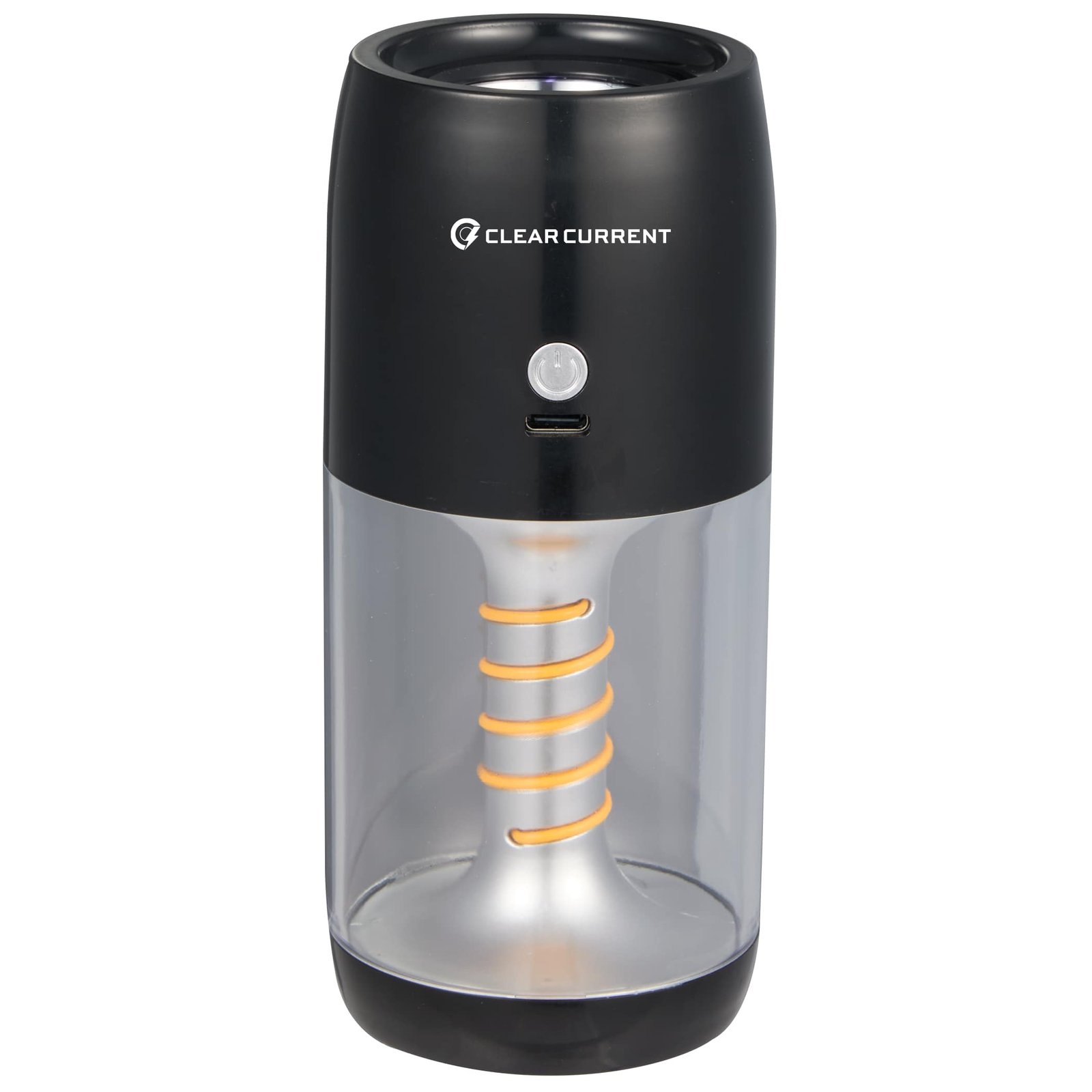 SM-9529BK_D_FR Spiral Filament 80 Lumen Rechargeable Lantern - Image 1