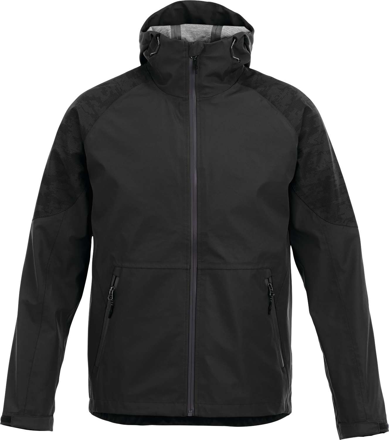 TM12936995_B_Back_OFF_4540 Men's INDEX Waterproof Softshell Rain Jacket with Hood - Image 1