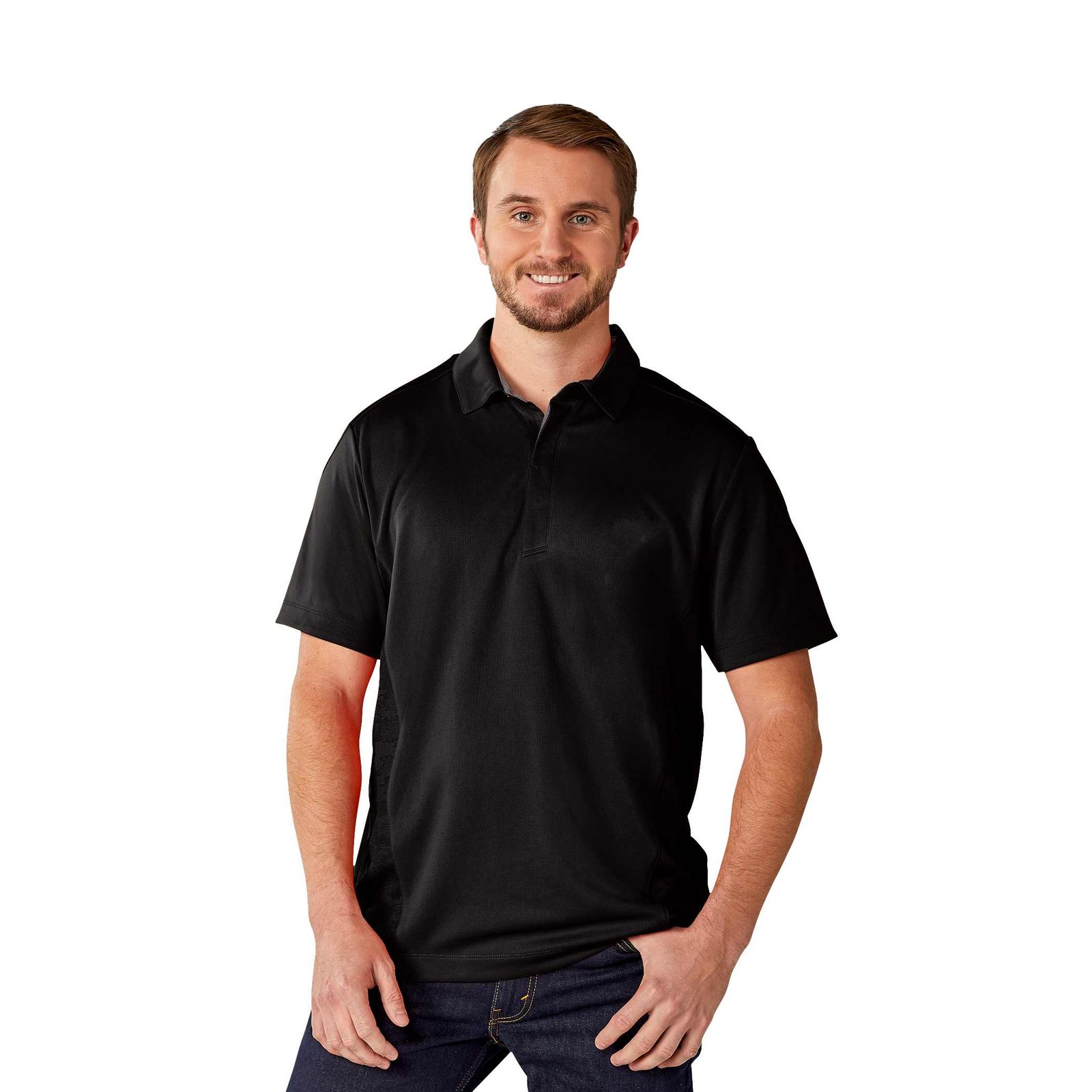 TM16511_995_D_FR_nobg Men's PIEDMONT Short Sleeve Performance Polo - Image 1