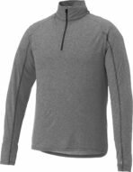 Men's TAZA Performance Knit Quarter Zip with Thumb Holes - Image 4