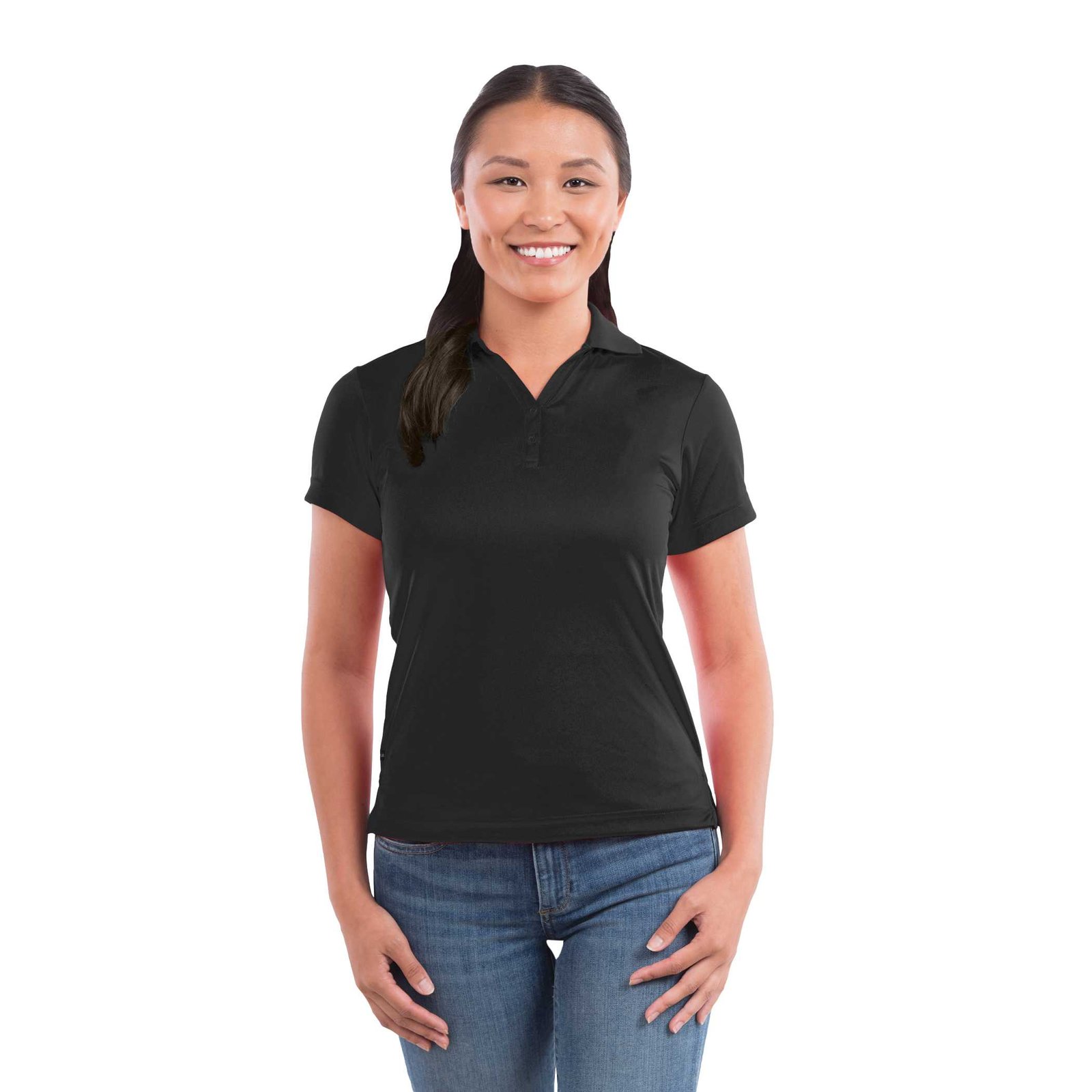 TM96252995_D_ONS_nobg Women's MORENO Short Sleeve Performance Polo - Image 1
